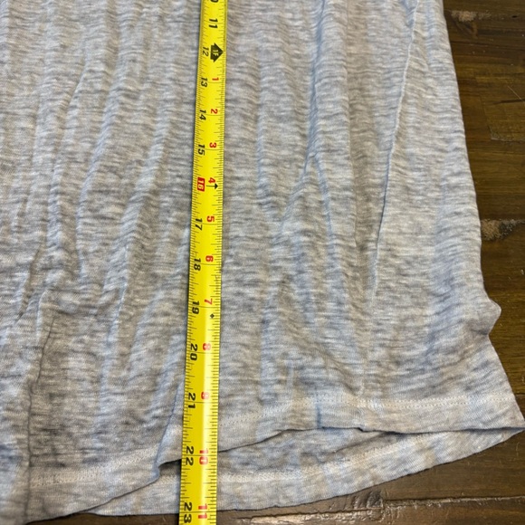 Joie Amarey B Linen Tank Top Stone Gray Womens Large Lagenlook Beachy vacation - Picture 7 of 8